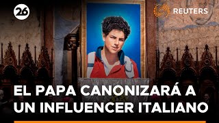 El Papa canonizará a un adolescente italiano influencer nacido en los años 90  Reuters [upl. by Heydon]