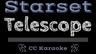 Starset • Telescope CC Karaoke Instrumental Lyrics [upl. by Kwasi]