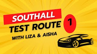 Driving Test Routes  Southall Test Route 1 [upl. by Wyatan]