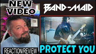 BANDMAID  Protect You Official Music Video OLDSKULENERD REACTION [upl. by Care]