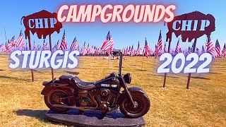 Bear Butte Campground  Sturgis Bike Rally 2022 [upl. by Cohl]