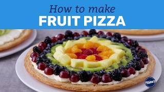 How to Make Fruit Pizza  Pillsbury Basics [upl. by Babette]