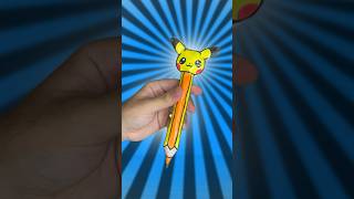 fiz um LÃPIS SQUISHY do PIKACHU de POKEMON [upl. by Ardnoyek]