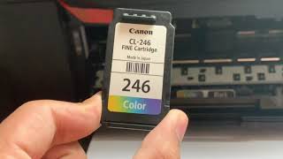 How To Install Ink Cartridges On The Canon Pixma MX490 [upl. by Kennard279]