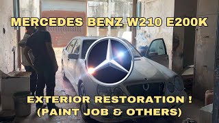 Mercedes Benz W210 E200K EXTERIOR RESTORATION malaysia [upl. by Natasha517]