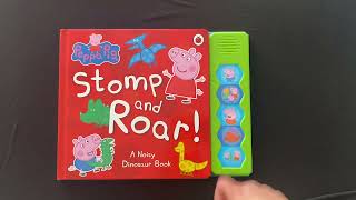 Peppa Pig Stomp and Roar  Read Aloud Books For Children and Toddler [upl. by Kalb]