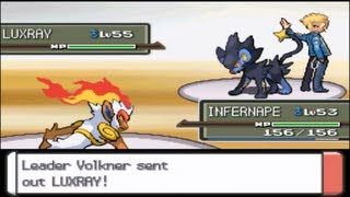 Ash Ketchum vs Volkner Gym Battle [upl. by Anasus]