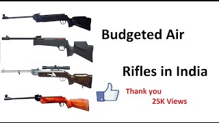 Best Budget Five  5  Air Rifles below INR 10000 rs in India [upl. by Abehsile]