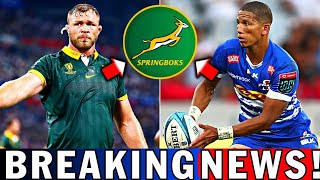 SUSPENSE AND CONFUSION ABSENCE OF KEY SPRINGBOKS PLAYERS INTRIGUE AT THE SHOWDOWNSSPRINGBOKS NEWS [upl. by Ellenrahc281]