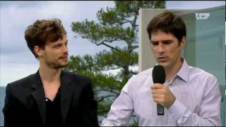 Matthew Gray Gubler amp Thomas Gibson Interview French  MC Television Festival 11 Part 2 [upl. by Selina258]