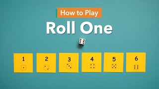 Roll One 16  Roll dice to learn preschool math [upl. by Ervin893]