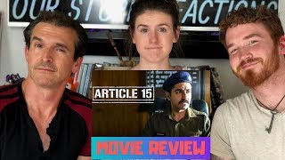 Article 15  Trailer  Ayushmann Khurrana  PAKISTAN REACTION [upl. by Mureil]