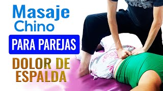 🙌Masaje Chino⛩ sobre la Camilla para Parejas👩‍❤️‍👨  Aprende a dar masaje a tu pareja [upl. by Dell]