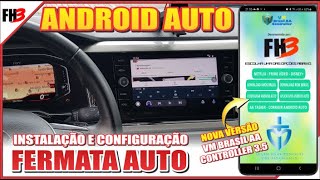 ANDROID AUTO COMO INSTALAR E CONFIGURAR FERMATA AUTO [upl. by Sion]