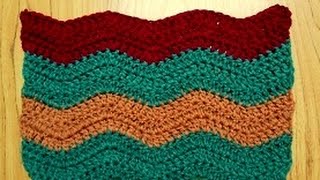 كروشيه غرزة الموجة لعمل بطانية للبيبي Crochet Cafe  كروشيه كافيه [upl. by Nikolas]