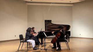 Arensky Piano Trio No 1 3rd Movement [upl. by Ulyram]