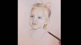 Kelly ONeill  TimeLapse Pastel Speed Drawing  Allie [upl. by Esiahc]