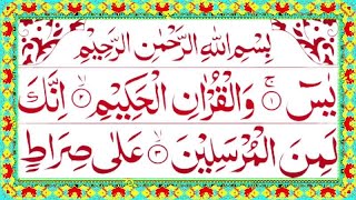 Surah Yaseen  Yasin Sharif  Surah Yaseen With Arabic HD text  Surah Yaseen [upl. by Gnilrac]