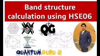 Band structure calculation using HSE06  Dr Gaurav Jhaa [upl. by Cupo]