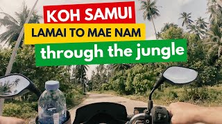 🇹🇭 Koh Samui · Thailand · From Lamai to Mae Nam immigration through the jungle in 3 minutes [upl. by Illac]