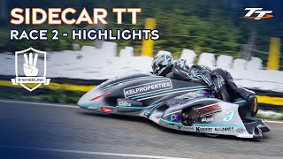 3WheelingMedia Sidecar TT Race 2  Highlights  2024 Isle of Man TT Races [upl. by Geraud543]