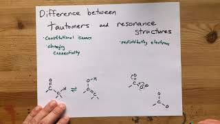 Tautomers vs Resonance Structures Whats the Difference [upl. by Lekkim]