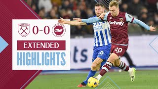 Extended Highlights  West Ham 00 Brighton  Premier League [upl. by Riccardo433]