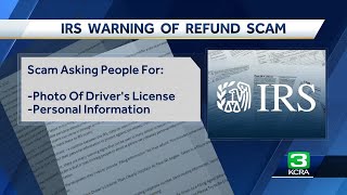 IRS warns of refund scam What to know [upl. by Yatnwahs]