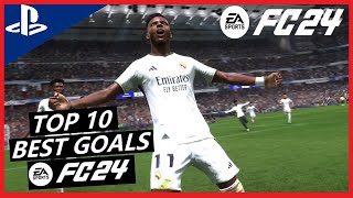 FC 24  TOP 10 GOALS  PS5 4K60 EP2 [upl. by Aihsitan]