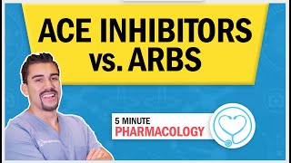 Pharmacology ACE Inhibitors vs ARBs  Antihypertensive l Lisinopril Losartan for NCLEX RN LPN [upl. by Luise]