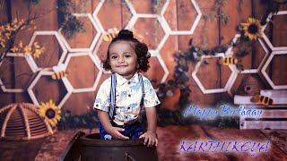 KARTHIKEYA First Birthday Baby Boy Pre Birthday shoot 2024 Cinematic video song 4K [upl. by Dagnah]