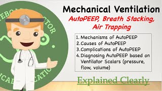 Mechanical Ventilation  Auto PEEP Breath Stacking Air Trapping Explained Clearly [upl. by Cyrille152]