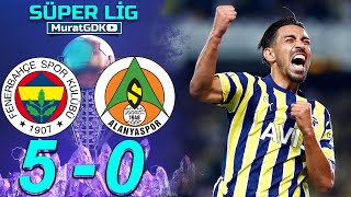 FENERBAHÇE 50 ALANYASPOR  SÜPER LİG [upl. by Nealson933]