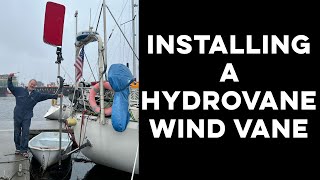 Hydrovane Installation and Orca Deterrent  DrakeParagon Sailing [upl. by Gurtner]