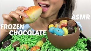 FROZEN CHOCOLATE  ASMR NO TALKING  NE Lets Eat [upl. by Eanat131]