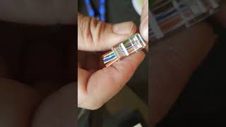 Como crimpar Cable UTP Cat 6a con Rj45 conectores EZ PASS THROUGH [upl. by Ihsar186]