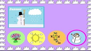 Jahreszeiten Ratespiel  Deutsch lernen  learn German  a game about seasons [upl. by Eldridge]