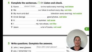 Macmillan Primary Grammar3 U1 A Ex4 present Simple continuous [upl. by Logan]