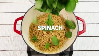 5Ingredient Spinach Parmesan Pasta [upl. by Douglass]