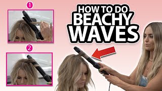 How To Do Beachy Waves  Hairbychrissy [upl. by Ormand]