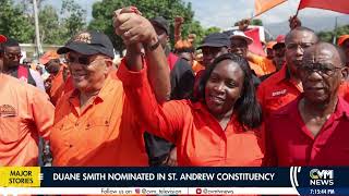 Duane Smith Nominated in St Andrew Constituency  CVMTVNews [upl. by Rye]