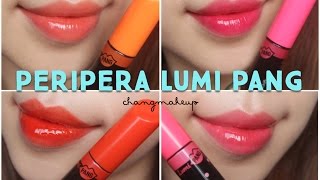 SWATCH  REVIEW PERIPERA LUMI PANG WITH CC ENGSUB [upl. by Yrac811]