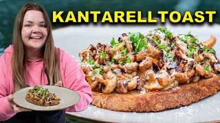 Enkel och Krämig Kantarelltoast [upl. by Hpejsoj]