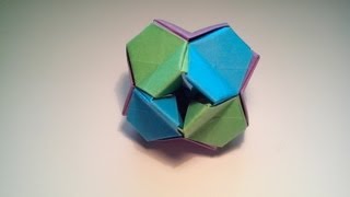 Como hacer origami modular en 3D little turtle [upl. by Notled]