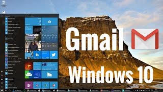 Tutorial cómo configurar cuenta de Gmail en Windows 10 en español [upl. by Dlaniger]