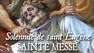 Messe de la solennité de saint Eugène  STATUIT [upl. by Ahseiyn482]