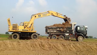 New Nissan diesel v8 truck dumper full over loading Pakistani have machinery phm [upl. by Maxey]