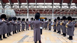 The Band of the Grenadier Guards London Poppy Day 2024  Paddington Station [upl. by Ioj185]