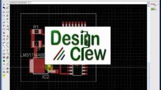 Cadsoft Eagle Schematic PCB and Autorouter Demo Tutorial Lesson 1 [upl. by Borek]