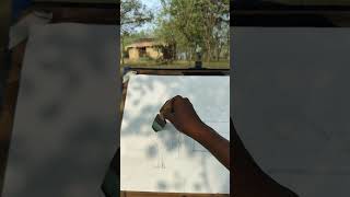 Outdoor watercolor painting day 65 plein air [upl. by Else676]